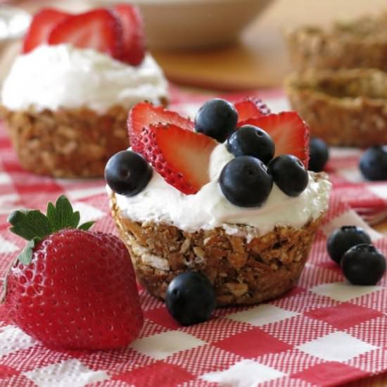 No-Bake Mini Cheesecakes