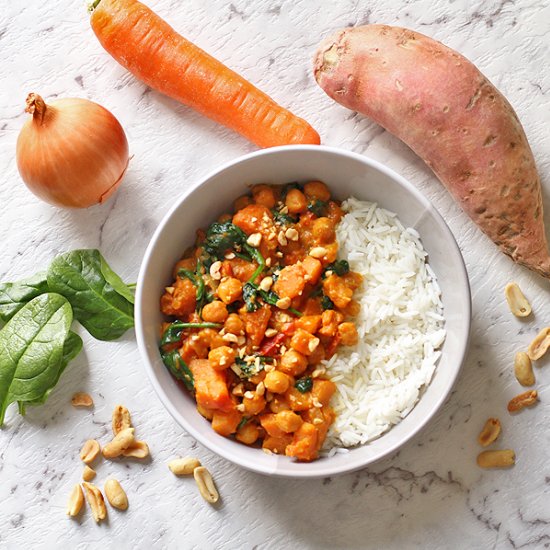 Sweet Potato and Chickpea Curry