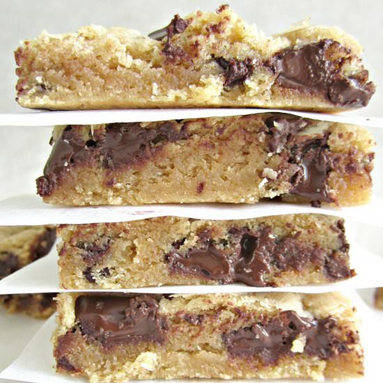 Chocolate Chunk Cookie Bars