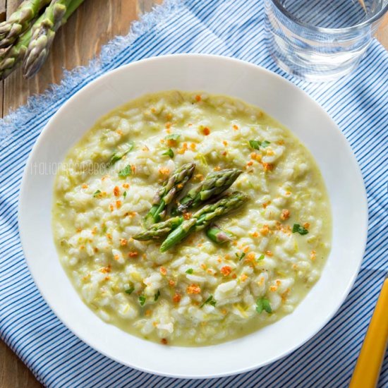 Risotto with Cream of Asparagus