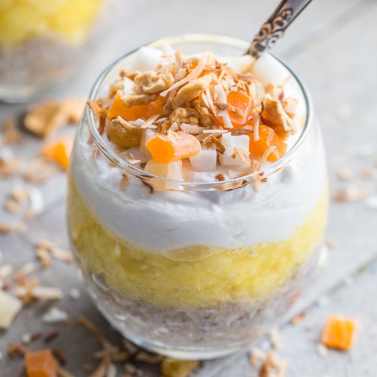 Pineapple Coconut Chia Pudding