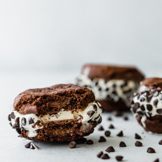 Cookie Ice Cream Sandwiches