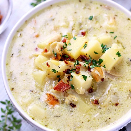 Instant Pot Clam Chowder