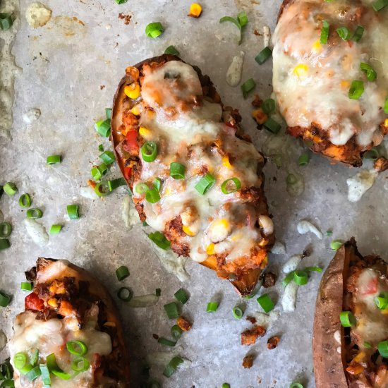 Southwestern Stuffed Sweet Potatoes