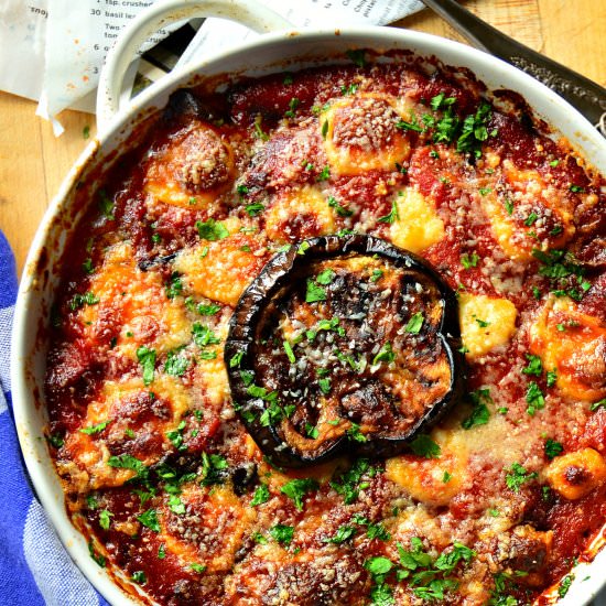 Spicy Eggplant Gratin