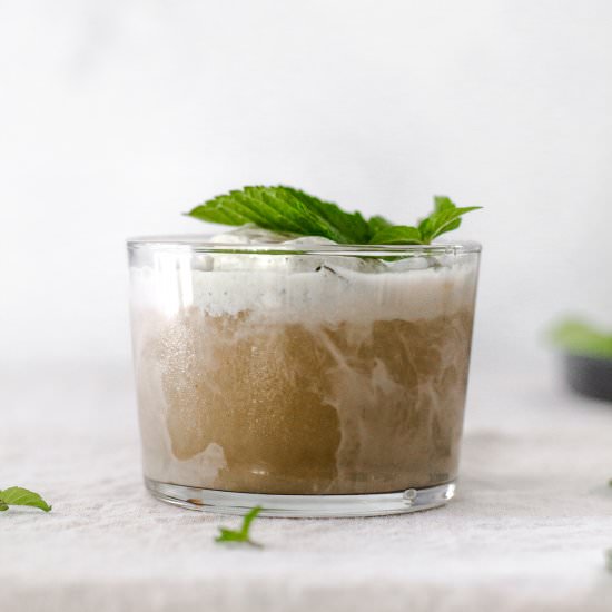 Minty Cold Brew Affogato