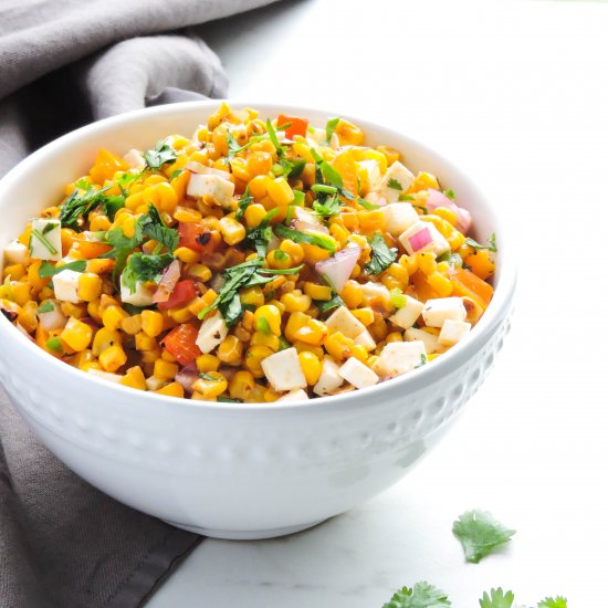 Chili Lime Mexican Corn Salsa