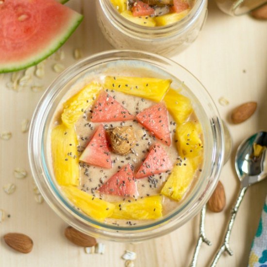 Overnight Oats with Almond Meal