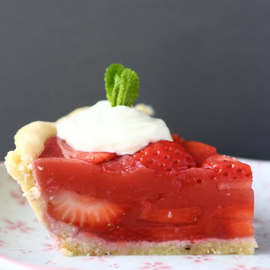 Gluten-Free Vegan Strawberry Pie