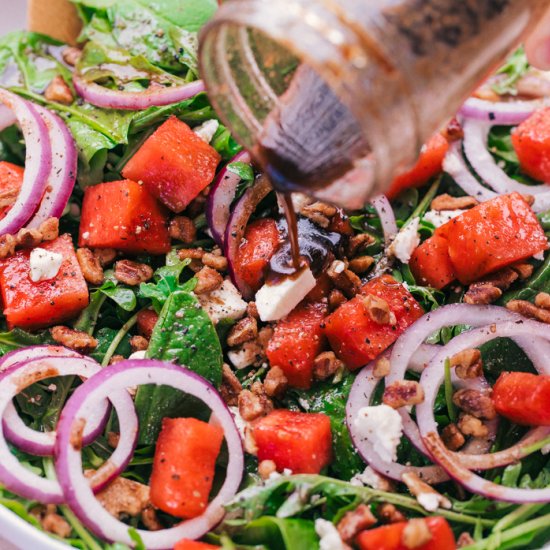 EASY WATERMELON FETA SALAD