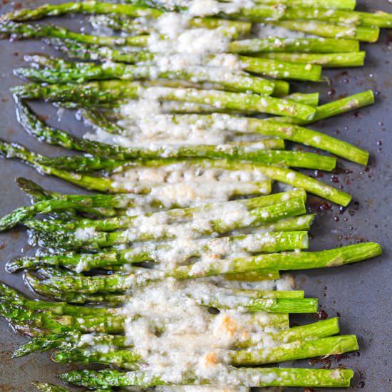 Roasted Parmesan Asparagus