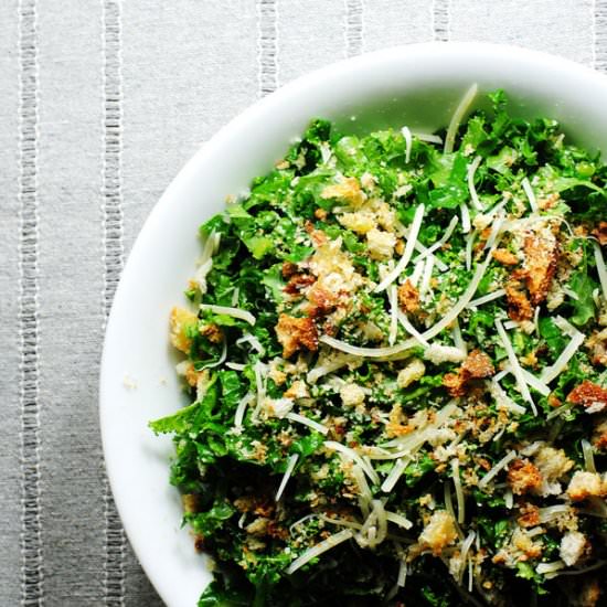 Simple kale salad