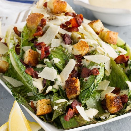 Grilled Caesar Salad