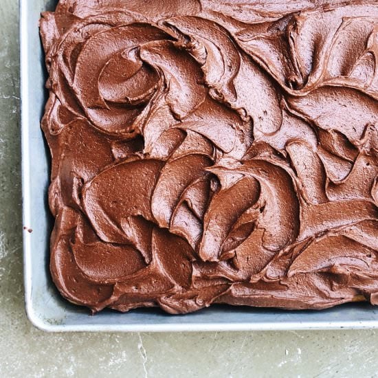 Peanut Butter Sheet Cake