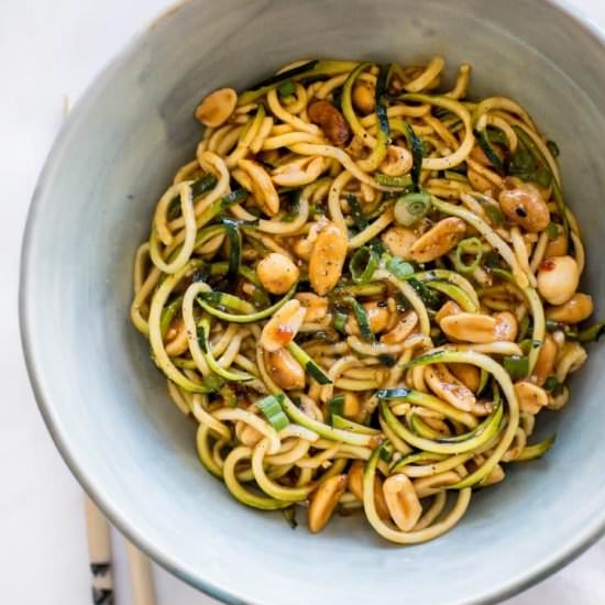 15 Minute Kung Pao Zoodles