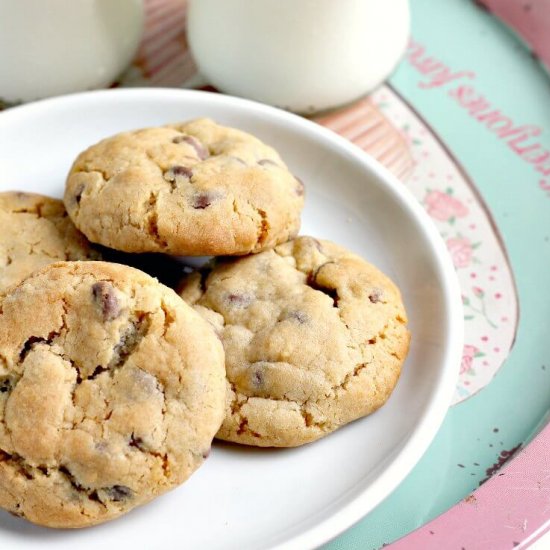 Egg Free Chocolate Chip Cookies