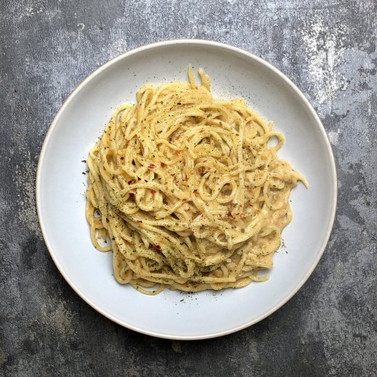 Nate’s Super Easy Crab Spaghetti