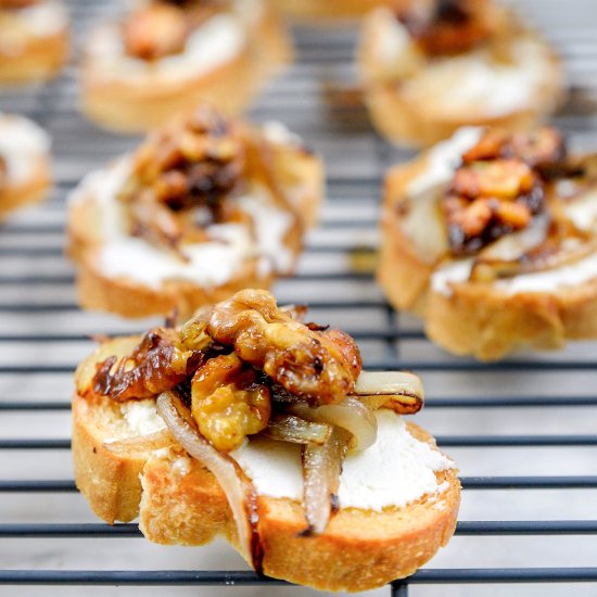 Goat Cheese Crostini