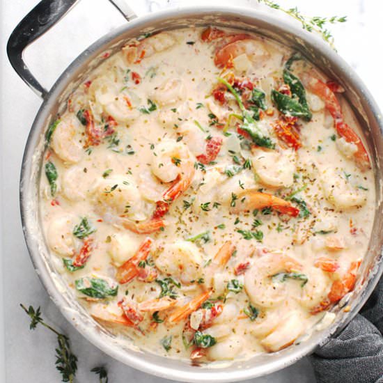 Creamy Tuscan Shrimp