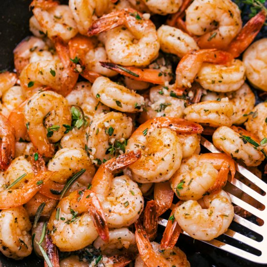 GARLIC BUTTER SHRIMP