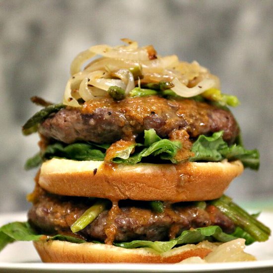 Asian Lamb Burger