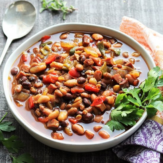 Slow Cooker Soda Baked Beans