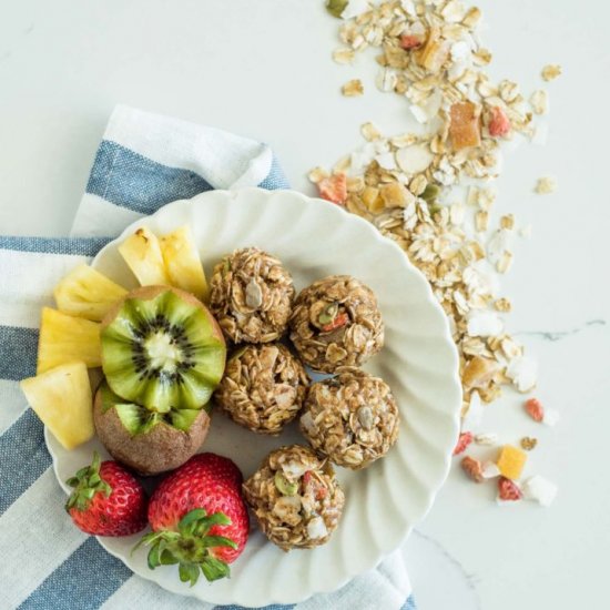 Fast and Easy No Bake Muesli Bites