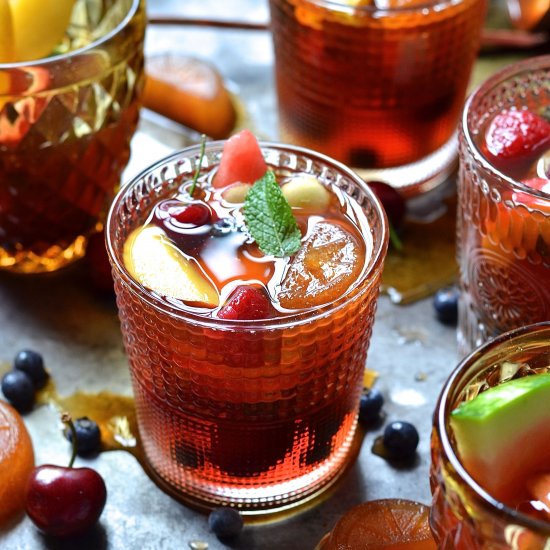 Mocktail rooibos sangria