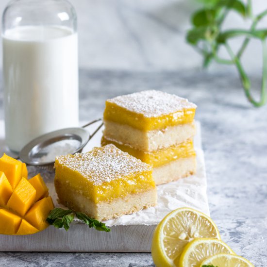 Mango Lemon Bars