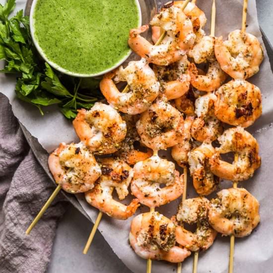 Grilled Shrimp Skewers