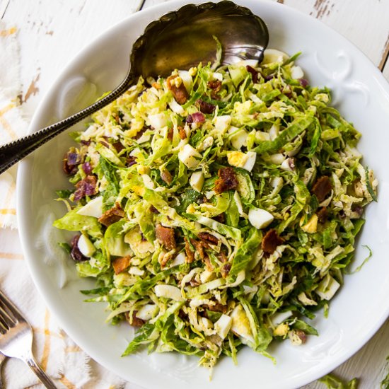 Shaved Brussels Sprouts Salad