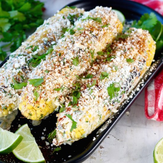 Grilled Mexican Street Corn