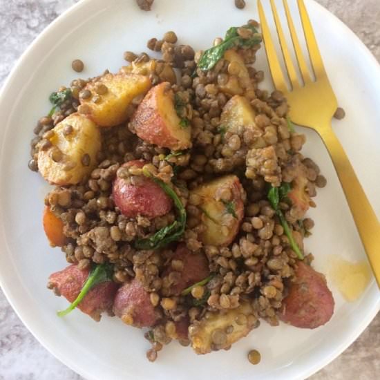 Lentil Potato Salad