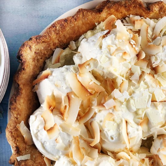 Triple Coconut Cream Pie