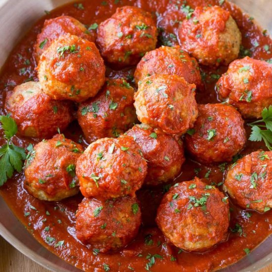 Italian Turkey Meatballs