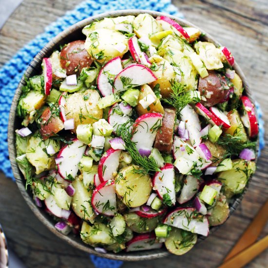 Herb Mustard Potato Salad