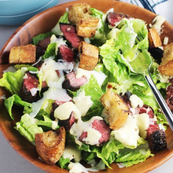 Caesar Salad with Steak