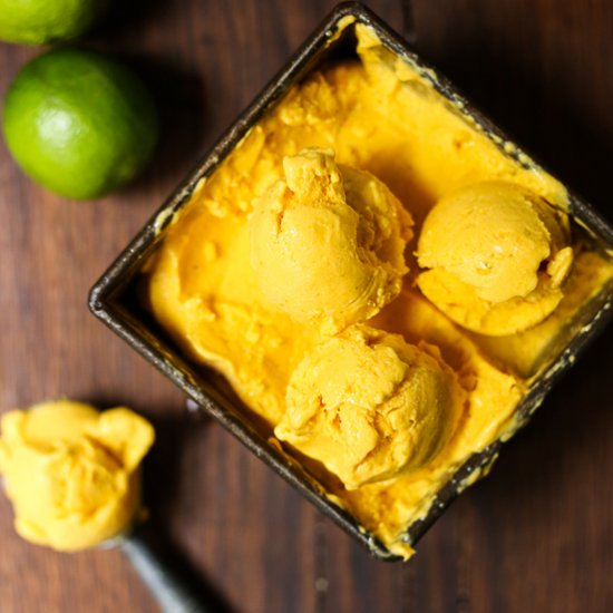 Vegan Mango Lime Fro-Yo