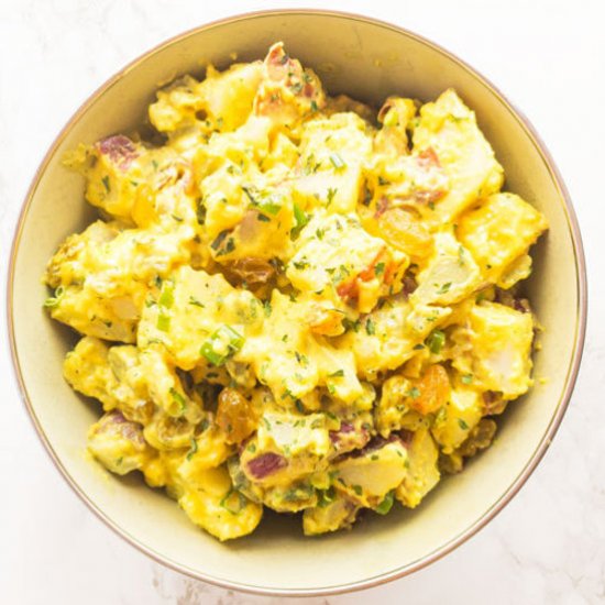 Dill Raisin Potato Salad