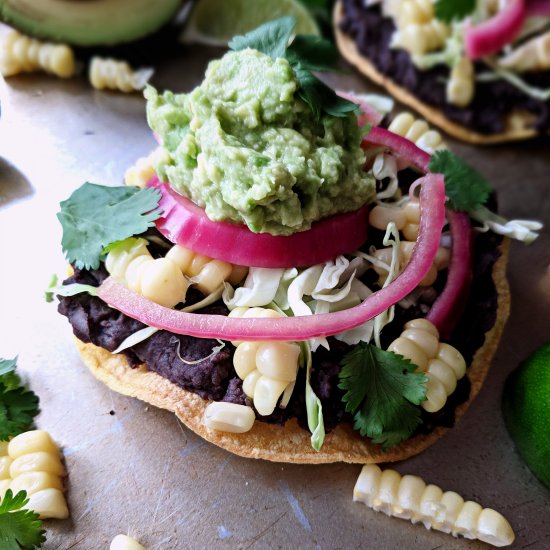 Vegetarian Tostadas