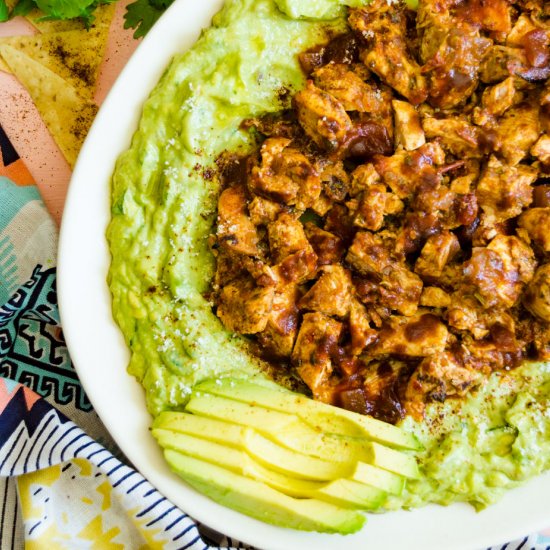 Avocado Chipotle Chicken Dip