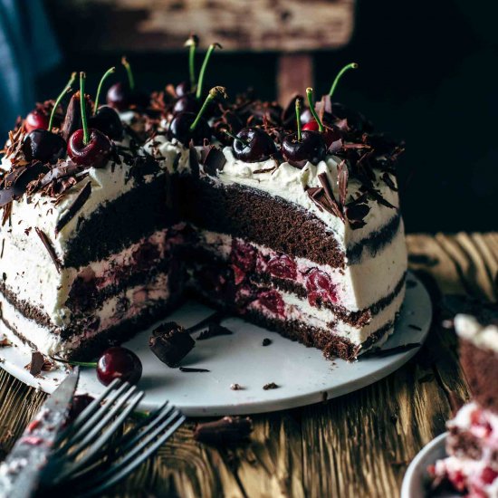 Authentic BLACK FOREST CAKE