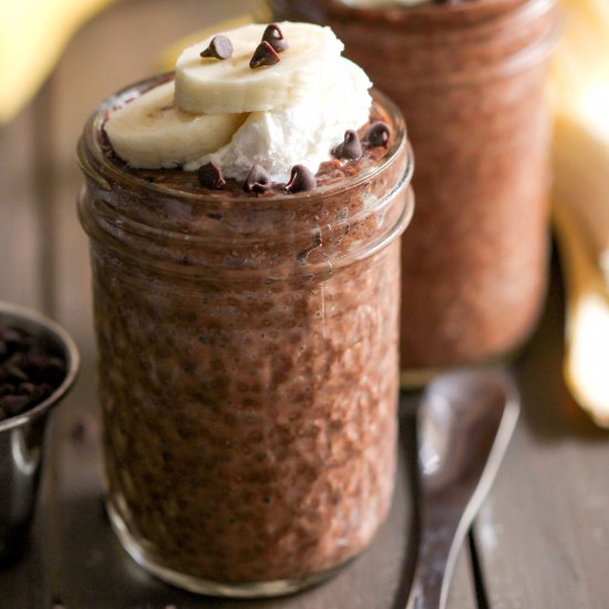 Chocolate Banana Chia Pudding