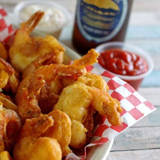 15-minute Beer Battered Shrimp