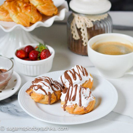 Nutella Cream Puffs