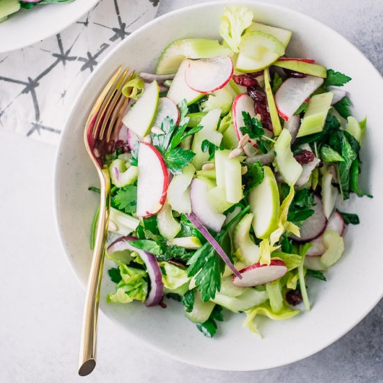 Crunchy Celery Apple Salad