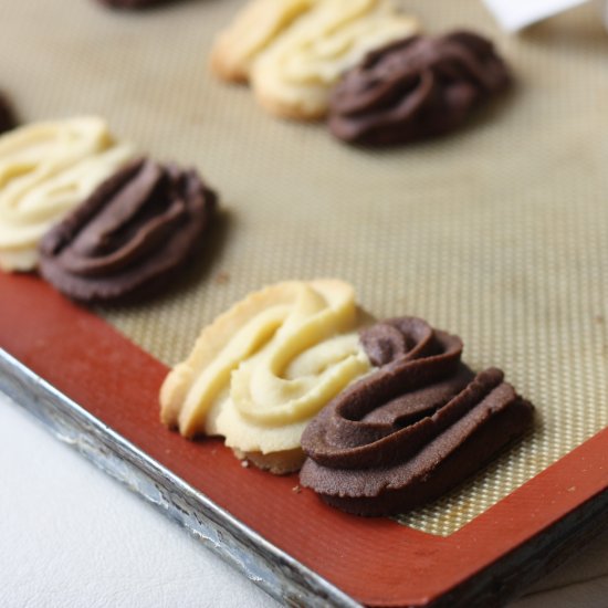 Easy piped butter cookies