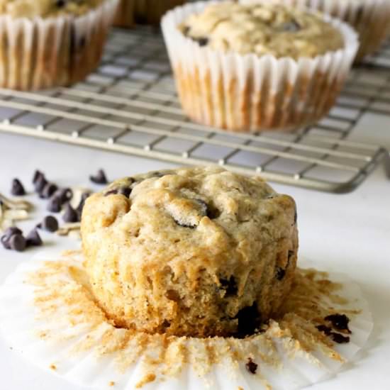 oatmeal chocolate chip muffins