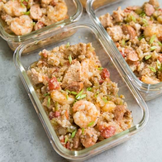 Whole30 Jambalaya Meal Prep