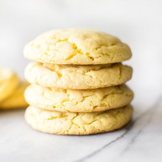 Lemon Cake Mix Cookies